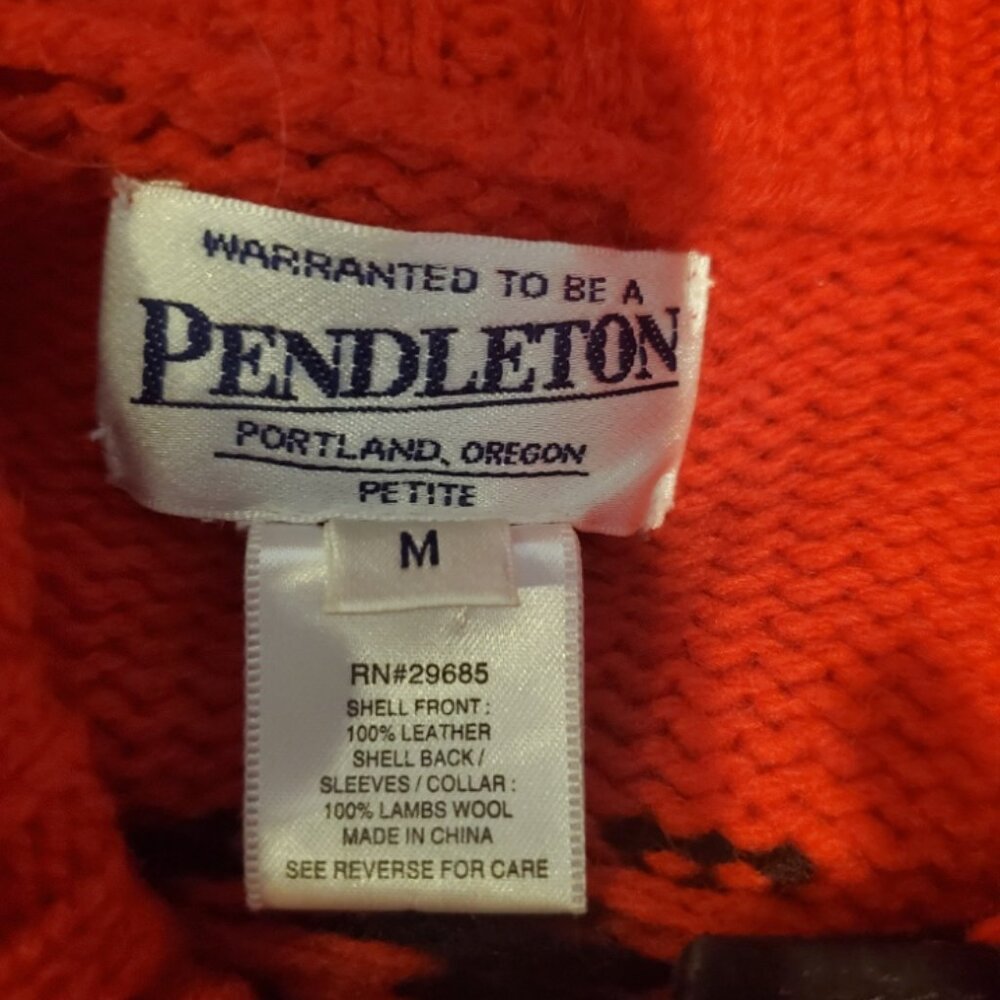Pendleton Lambswool/Leather Jacket - image 6